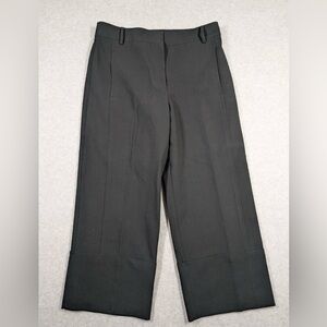 Cropped Pants w/ Folded Hem Detail